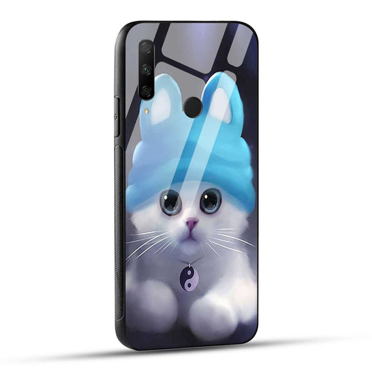 HONOR 9X Back Cover Cute Cat Printed Glass Case