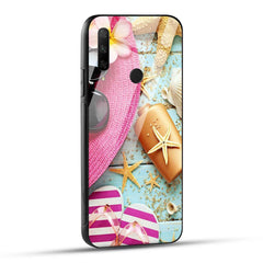 HONOR 9X Back Cover Beach Wears Printed Glass Case