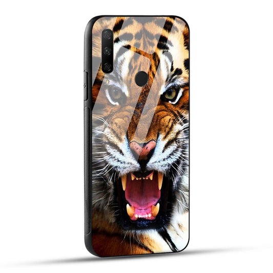 HONOR 9X Back Cover Angry Tiger Printed Glass Case