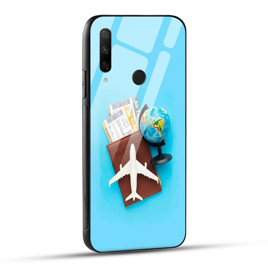 HONOR 9X Back Cover Air Ticket Travel Printed Glass Case