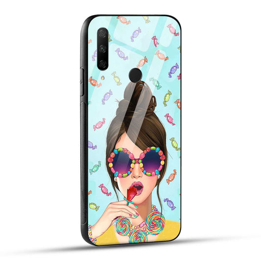 HONOR 9X Back Cover Cool Girl Printed Glass Case