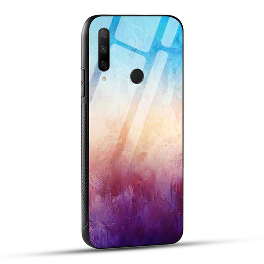 HONOR 9X Back Cover Colorful Painting Texture Printed Glass Case