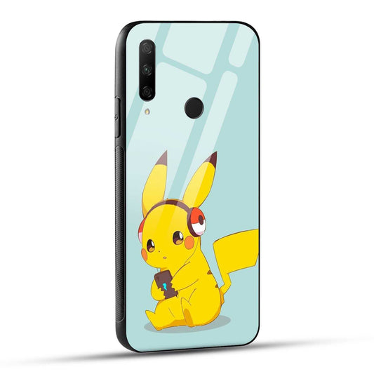 HONOR 9X Back Cover Cute Dj Pika Cartoon Printed Glass Case