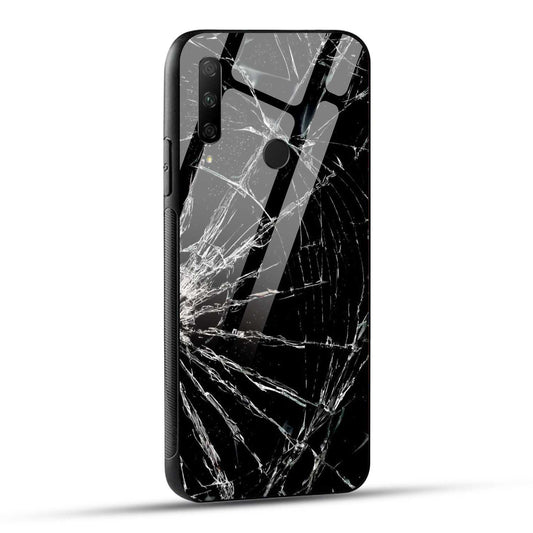 HONOR 9X Back Cover Broken Printed Glass Case