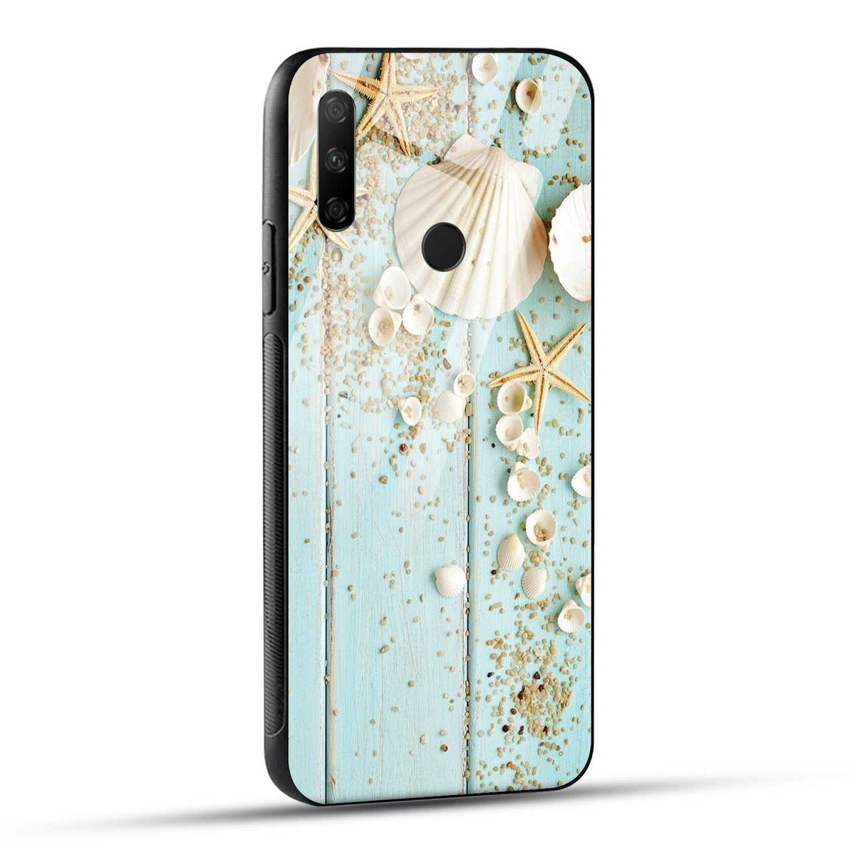 HONOR 9X Back Cover Beach Shells Printed Glass Case