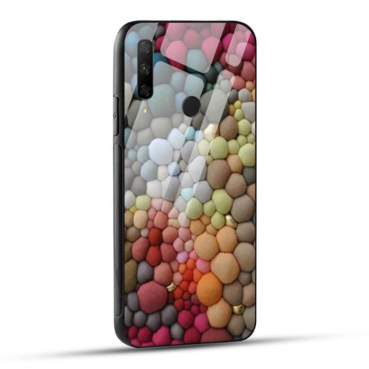 HONOR 9X Back Cover Colourful Stone Printed Glass Case