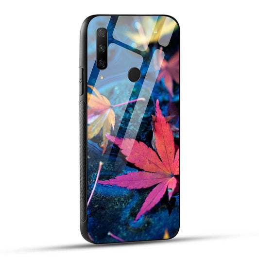 HONOR 9X Back Cover Colorful Leaf Trending Printed Glass Case
