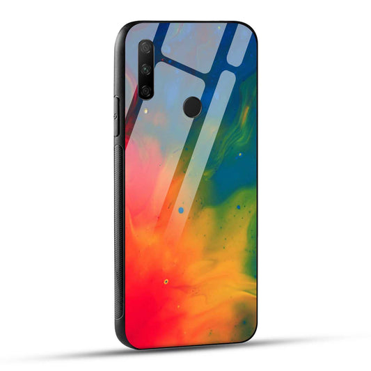 HONOR 9X Back Cover Color Spreads Printed Glass Case