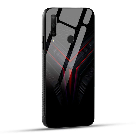 HONOR 9X Back Cover Abstract Robotic Printed Glass Case
