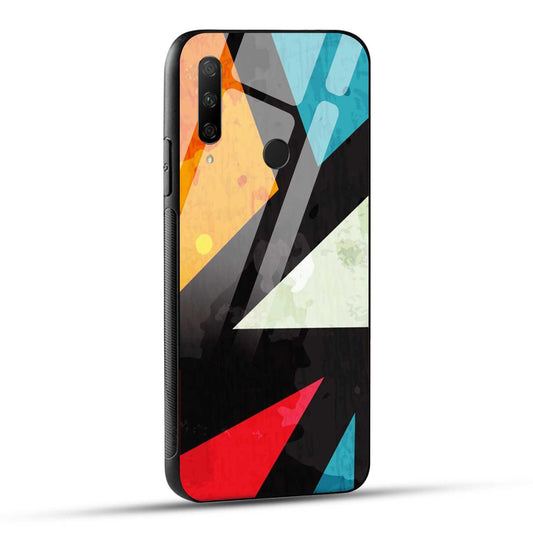 HONOR 9X Back Cover Abstract Design Printed Glass Case