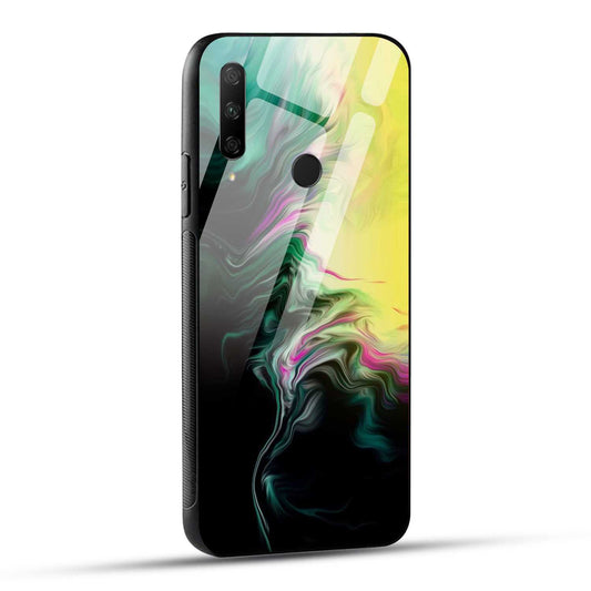 HONOR 9X Back Cover Color Mix Art Printed Glass Case