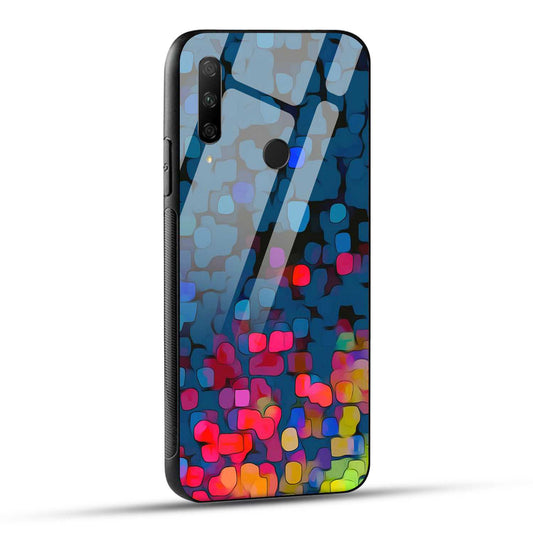 HONOR 9X Back Cover Color Art Pattern Printed Glass Case