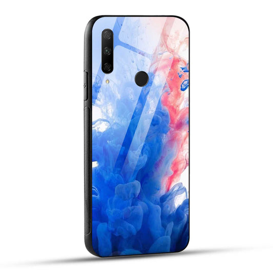 HONOR 9X Back Cover Blue Color Smoke Printed Glass Case