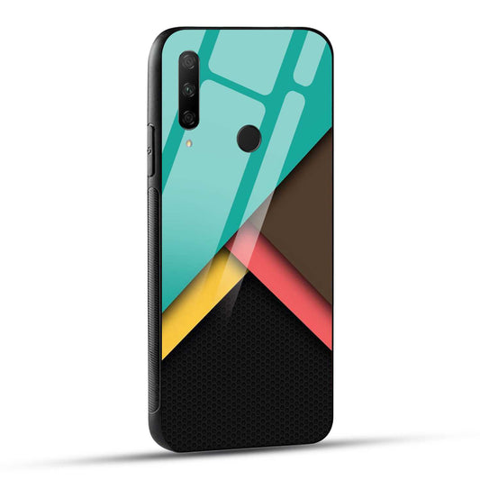 HONOR 9X Back Cover Abstrac Pattern Color Printed Glass Case