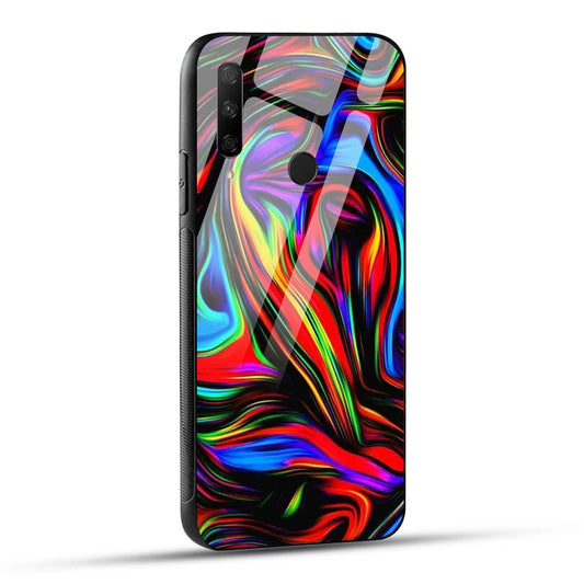 HONOR 9X Back Cover Color Mix Printed Glass Case