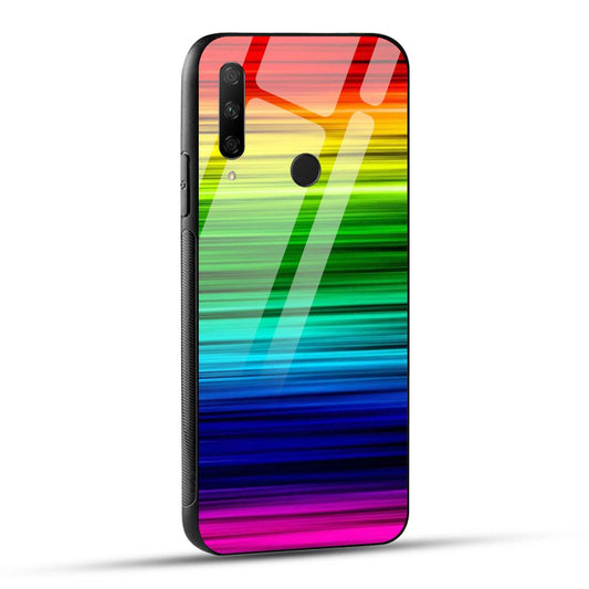 HONOR 9X Back Cover Color Rainbow Trendy Printed Glass Case