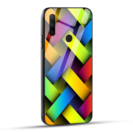 HONOR 9X Back Cover Colorful Pattern Design Printed Glass Case