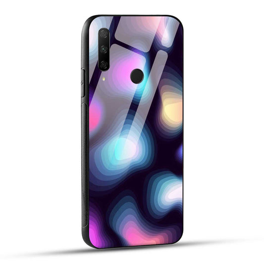 HONOR 9X Back Cover Abstract Swirl Design Printed Glass Case