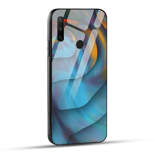 HONOR 9X Back Cover Color shade Textures Printed Glass Case