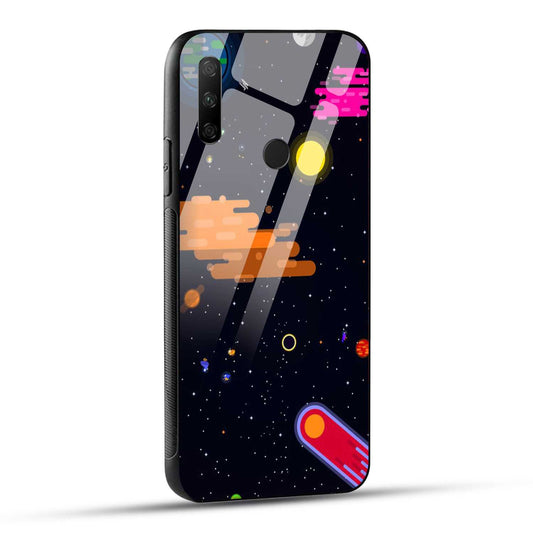 HONOR 9X Back Cover Cartoon Galaxy Printed Glass Case