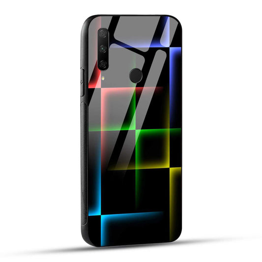 HONOR 9X Back Cover Bright Flash Light Printed Glass Case