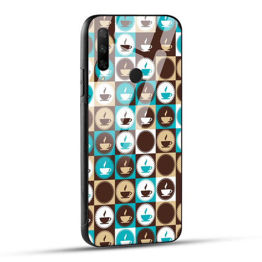 HONOR 9X Back Cover Coffee Beans Pattern Printed Glass Case