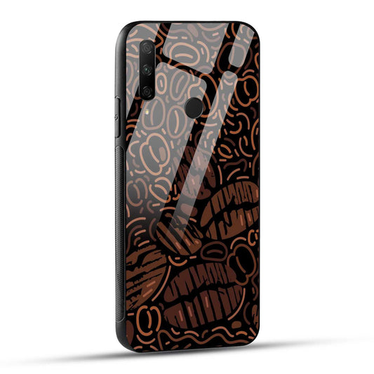 HONOR 9X Back Cover Coffee Collage Printed Glass Case