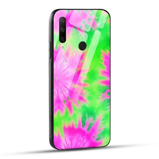 HONOR 9X Back Cover Burst Vivid Tie-Dye Patterns Printed Glass Case