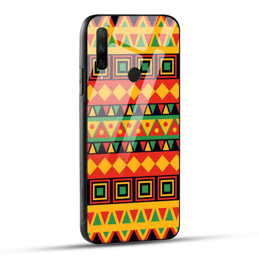 HONOR 9X Back Cover Ancient Tribal Inspired Printed Glass Case