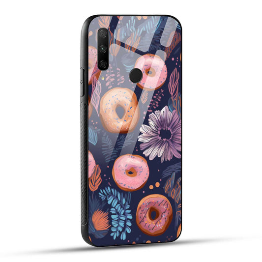 HONOR 9X Back Cover Coffee and Sweet Circle Printed Glass Case