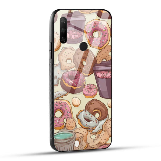HONOR 9X Back Cover Cup and Ring Coffee Printed Glass Case
