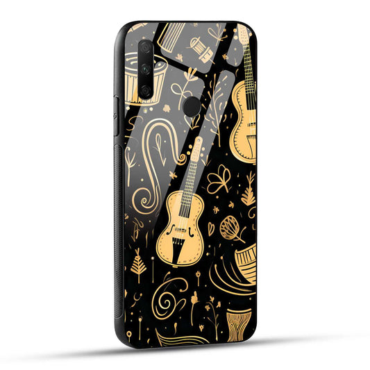 HONOR 9X Back Cover Canvas Artful Music Design Printed Glass Case