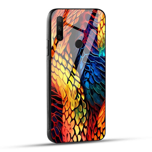 HONOR 9X Back Cover Colorburst Jungle Rainbow Animal Spots Printed Glass Case
