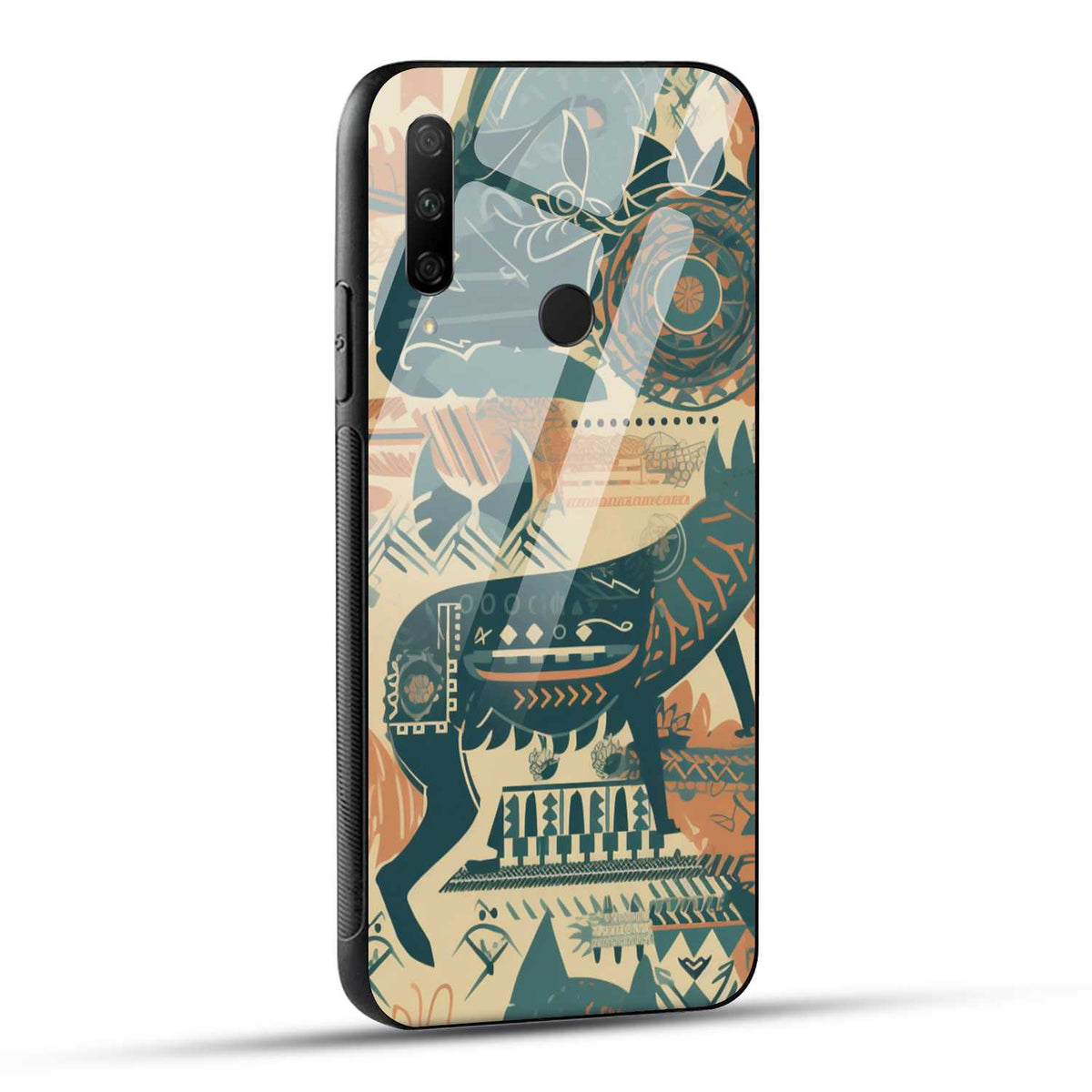 HONOR 9X Back Cover Ancient Patterns African Tribal Symbols Printed Glass Case