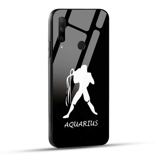 HONOR 9X Back Cover Aquarius Zodiac Sign Printed Glass Case