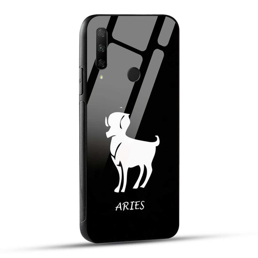 HONOR 9X Back Cover Aries Zodiac Sign Printed Glass Case