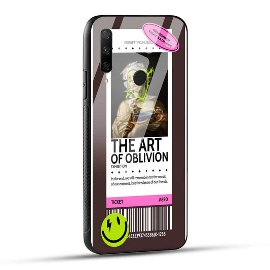 HONOR 9X Back Cover  Painting With A Graffiti Heart Printed Glass Case