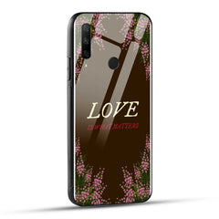 HONOR 9X Back Cover Classy Flowers Printed Glass Case