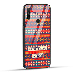HONOR 9X Back Cover Colorful Cute Patterns And A Positivity Quote Printed Glass Case