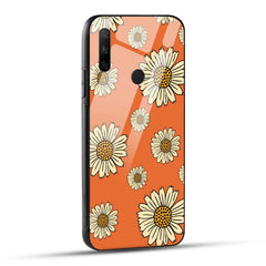 HONOR 9X Back Cover Beautiful Sunflower Printed Glass Case