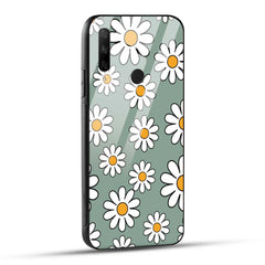 HONOR 9X Back Cover Colorful Doodle Of Floral Printed Glass Case