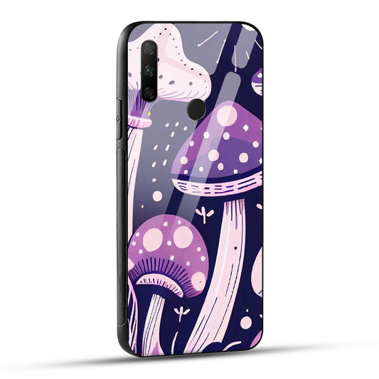 HONOR 9X Back Cover Crystle Magic Mashrooms Printed Glass Case