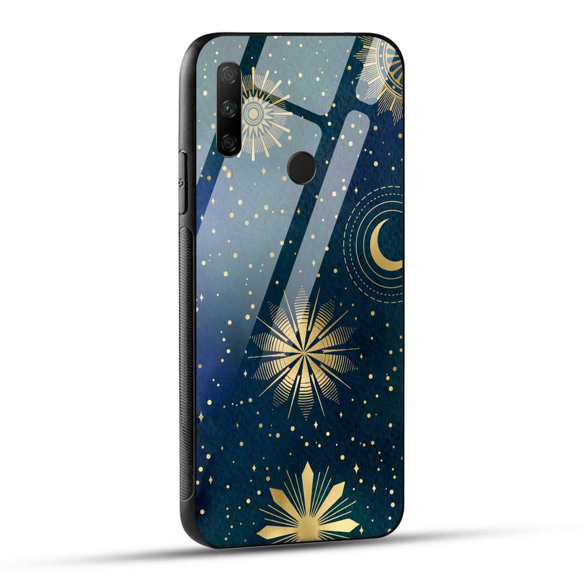 HONOR 9X Back Cover Art Of Moon Printed Glass Case