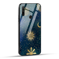 HONOR 9X Back Cover Art Of Moon Printed Glass Case