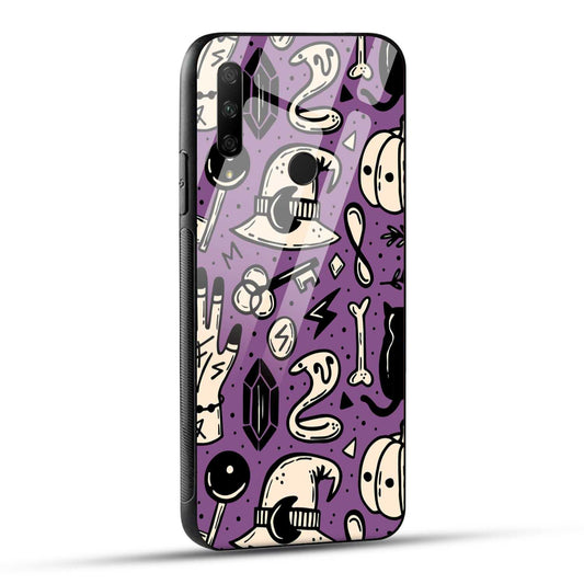 HONOR 9X Back Cover Aethetic Texture Printed Glass Case