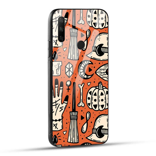 HONOR 9X Back Cover Aethetic Texture Pattern Printed Glass Case