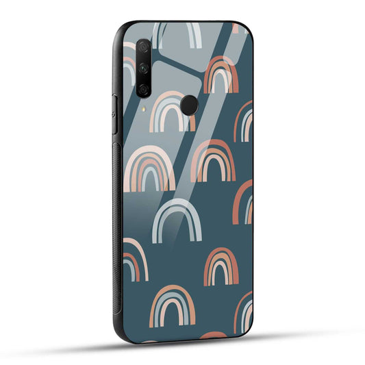 HONOR 9X Back Cover Curved Pattern Printed Glass Case