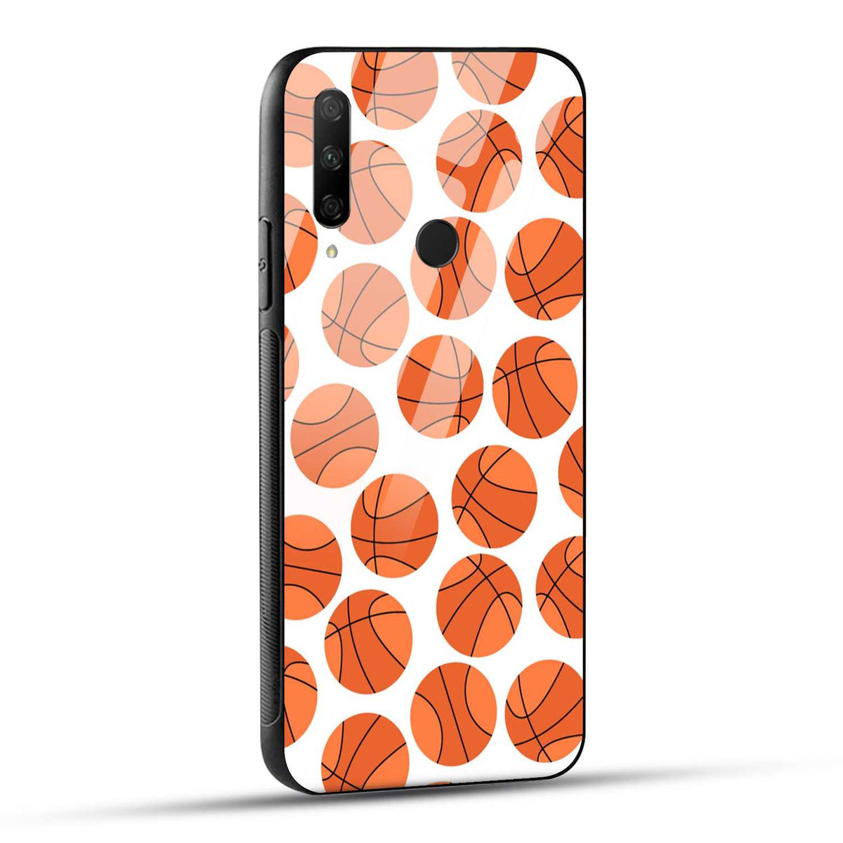 HONOR 9X Back Cover Basket Ball Doodle  Printed Glass Case