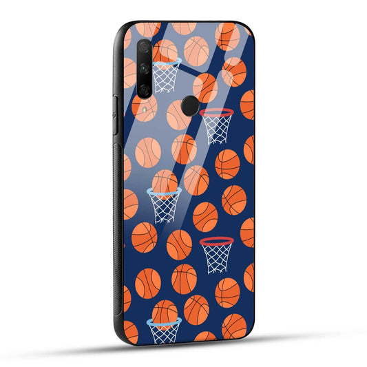HONOR 9X Back Cover Basket Ball Doodle Art Printed Glass Case