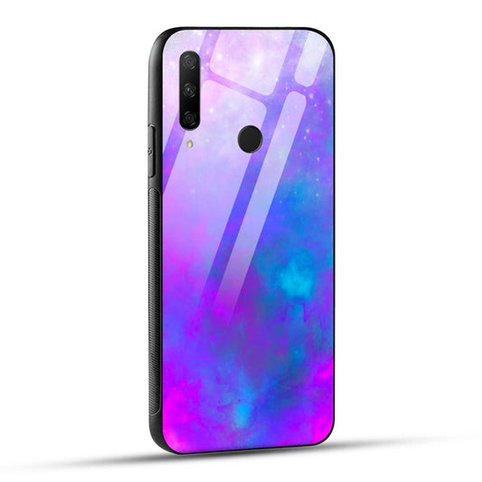 HONOR 9X Back Cover Dark Blue Print Printed Glass Case